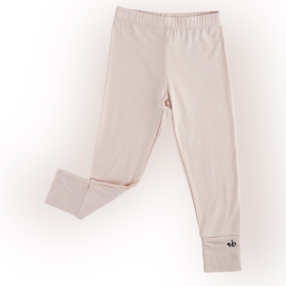 Birdie Bean Other - Birdie Bean Bamboo Ruffle Leggings 18-24M Cream Soft Pajama Pant